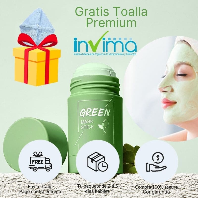 Mascarilla Rollon GreenMaskStick + Regalo Premium