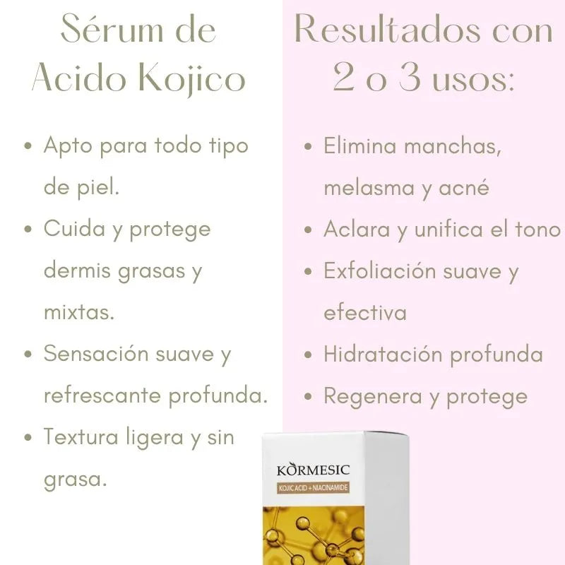 Kormesic - Para Manchas, Marcas y Acné. PAGA 1 LLEVA 2